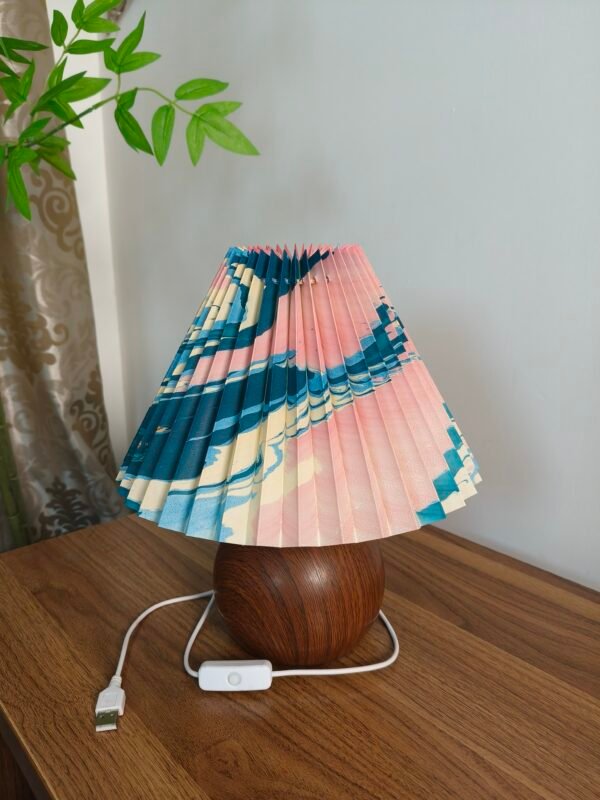 Pleated Night Lamp