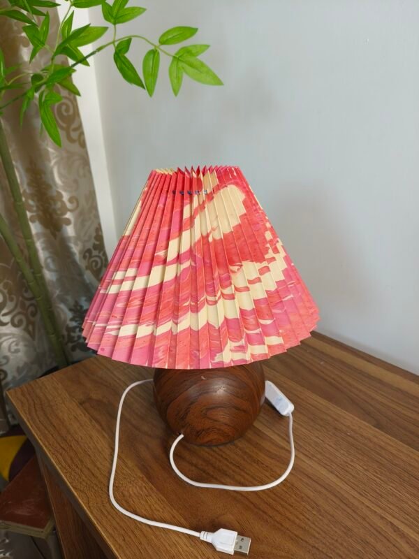 Pleated Night Lamp