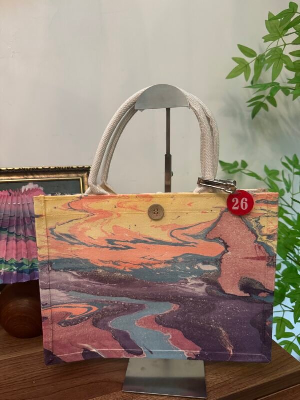 Deep Ocean Marble Tote Bag