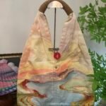 Serene Horizon Crescent Bag