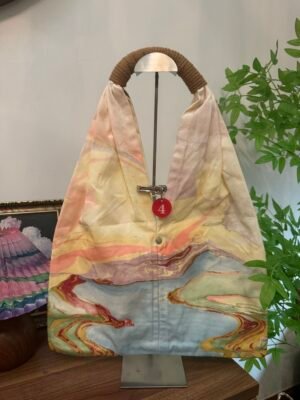 Serene Horizon Crescent Bag