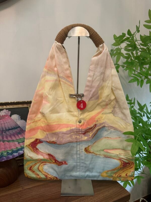 Serene Horizon Crescent Bag