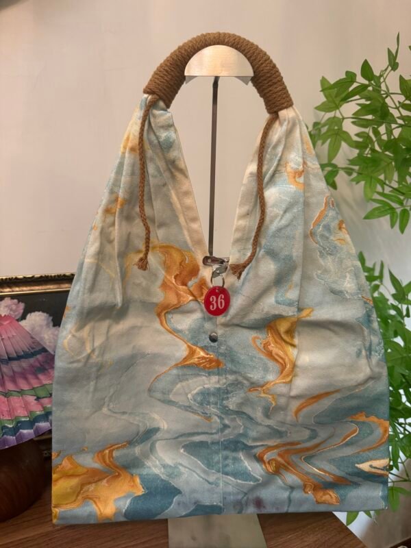 Golden Koi Hobo Tote
