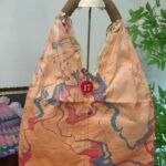 Dual-Flow Marble Hobo Tote