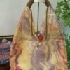 Dual-Flow Marble Hobo Tote