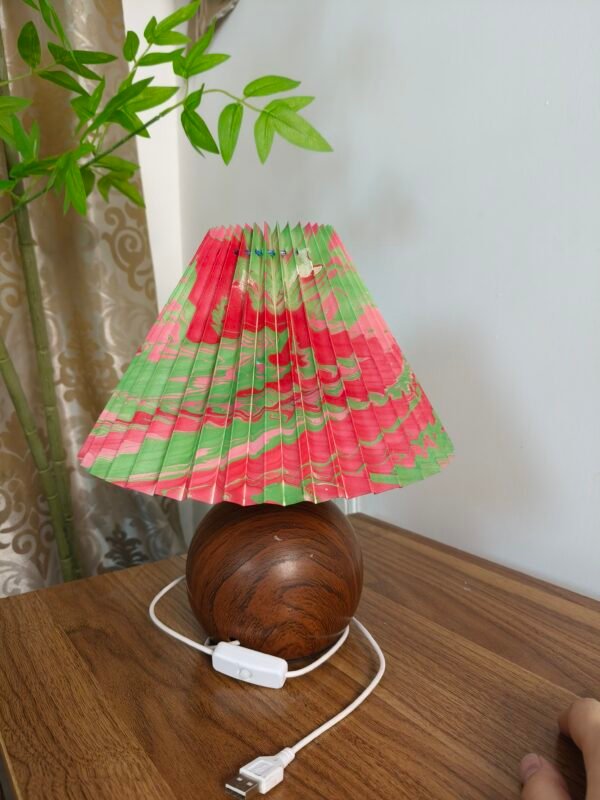 Pleated Night Lamp